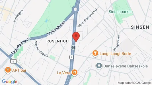 Rooms for rent i Oslo Grünerløkka - kort over placeringen