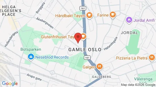 Rooms for rent i Oslo Gamle Oslo - kort over placeringen