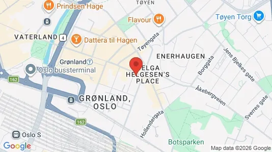 Rooms for rent i Oslo Gamle Oslo - kort over placeringen