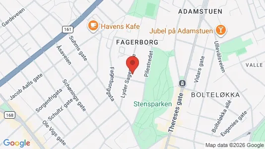 Rooms for rent i Oslo St. Hanshaugen - kort over placeringen
