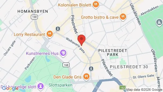 Rooms for rent i Oslo St. Hanshaugen - kort over placeringen