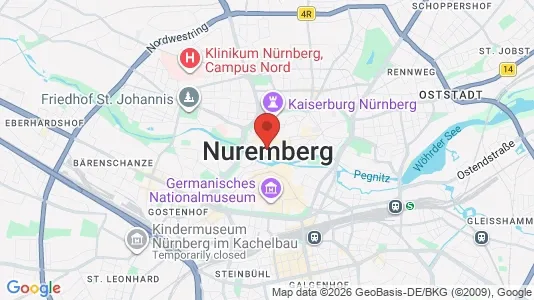 Rooms for rent in Nuremberg - Photo from Google Street View