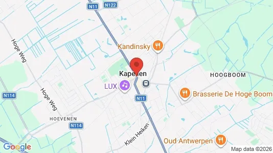 Houses for rent i Kapellen - kort over placeringen