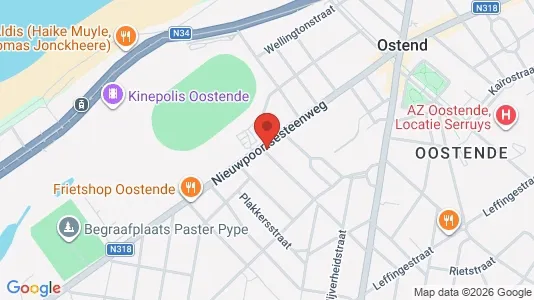 Apartments for rent in Oostende - Photo from Google Street View