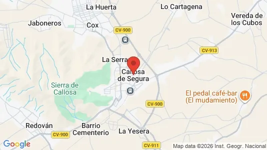 Houses for rent i Callosa de Segura - kort over placeringen