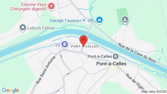 Apartments for rent i Pont-à-Celles - kort over placeringen