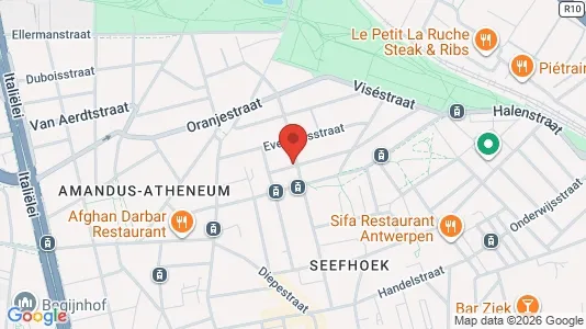 Apartments for rent i Stad Antwerp - kort over placeringen