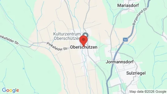 Apartments for rent i Oberschützen - kort over placeringen