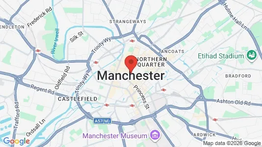 Apartments for rent i Manchester - Lancashire - kort over placeringen