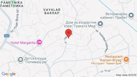 Apartments for rent i Varna Primorski - kort over placeringen