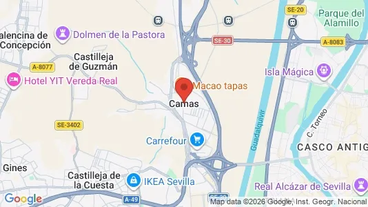 Apartments for rent i Camas - kort over placeringen