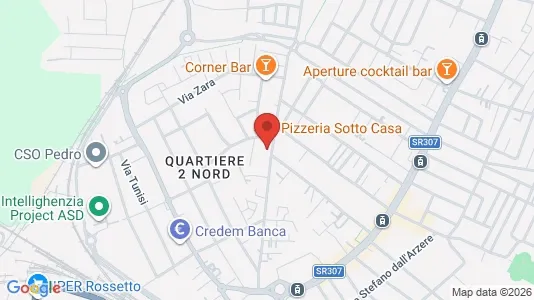 Rooms for rent i Padua - kort over placeringen