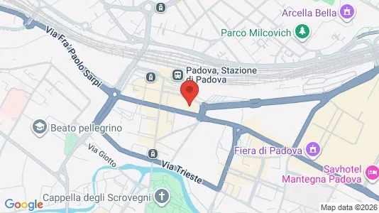 Rooms for rent i Padua - kort over placeringen