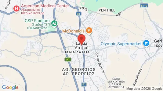 Apartments for rent in Nicosia Latsia - Photo from Google Street View