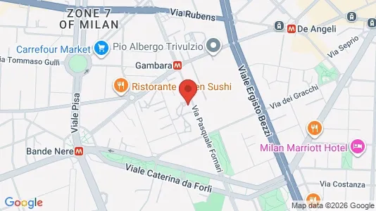 Rooms for rent i Milano Zona 6 - Barona, Lorenteggio - kort over placeringen