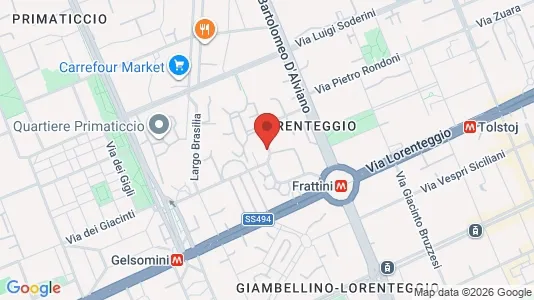 Rooms for rent i Milano Zona 6 - Barona, Lorenteggio - kort over placeringen