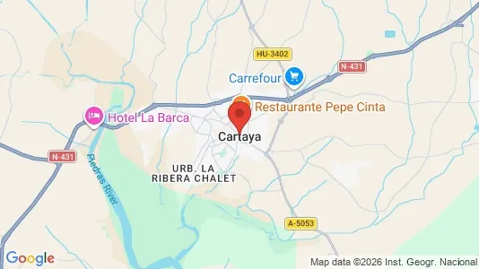 Apartments for rent i Cartaya - kort over placeringen