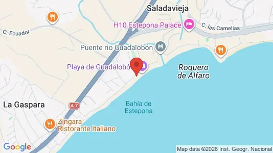 Apartments for rent i Estepona - kort over placeringen