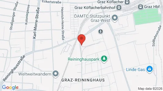 Apartments for rent i Graz - kort over placeringen