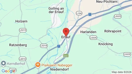 Apartments for rent i Erlauf - kort over placeringen