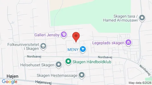 Apartments for rent i Skagen - kort over placeringen