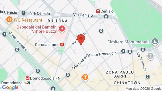 Apartments for rent i Milano Zona 1 - Centro storico - kort over placeringen