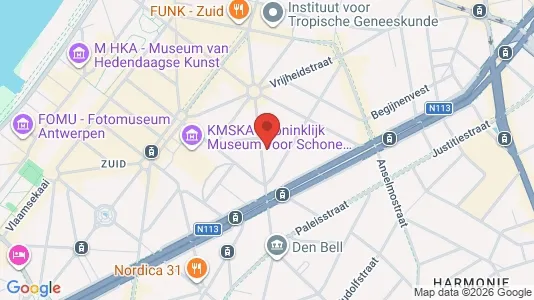 Apartments for rent i Stad Antwerp - kort over placeringen