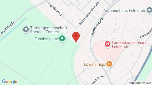 Apartments for rent i Feldkirch - kort over placeringen