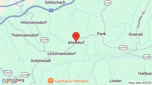 Houses for rent i Altendorf - kort over placeringen