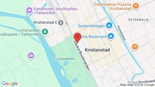 Apartments for rent i Kristianstad - kort over placeringen
