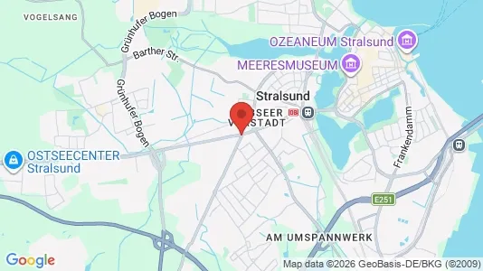 Apartments for rent i Vorpommern-Rügen - kort over placeringen