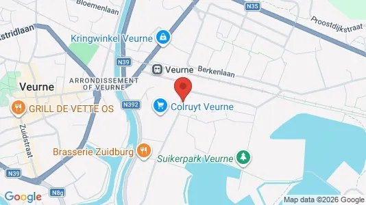 Apartments for rent in Veurne - Photo from Google Street View