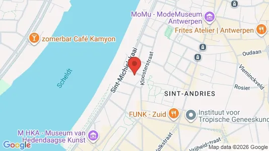 Apartments for rent i Stad Antwerp - kort over placeringen