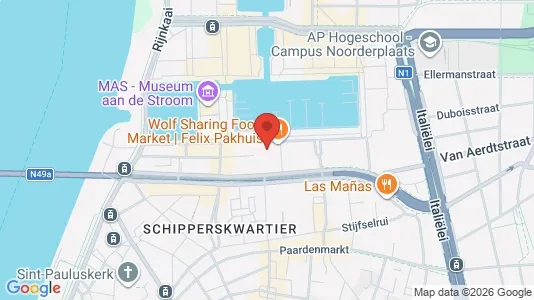 Apartments for rent i Stad Antwerp - kort over placeringen