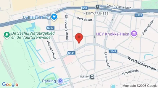 Apartments for rent in Knokke-Heist - Photo from Google Street View