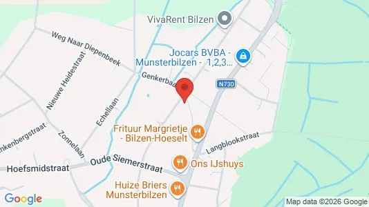 Apartments for rent i Bilzen - kort over placeringen