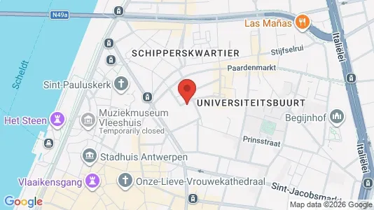 Apartments for rent i Stad Antwerp - kort over placeringen