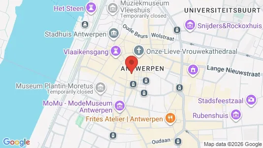 Apartments for rent i Stad Antwerp - kort over placeringen