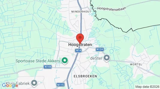 Apartments for rent i Hoogstraten - kort over placeringen