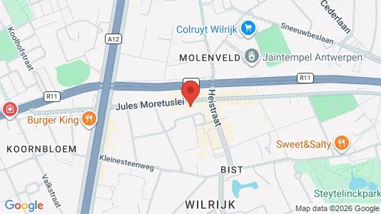 Apartments for rent i Antwerp Wilrijk - kort over placeringen