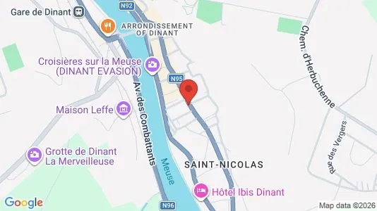 Apartments for rent in Dinant - Photo from Google Street View