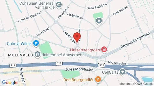 Apartments for rent i Antwerp Wilrijk - kort over placeringen