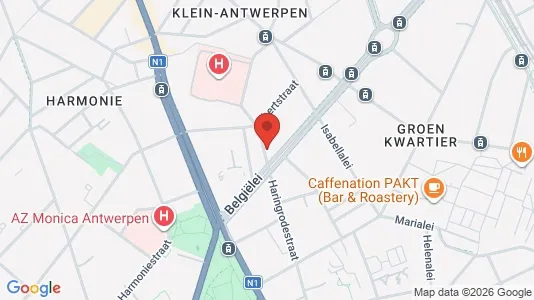 Apartments for rent i Stad Antwerp - kort over placeringen