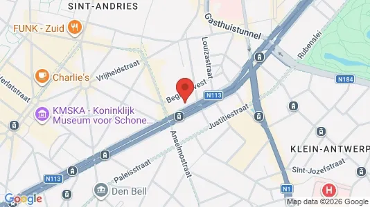 Apartments for rent i Stad Antwerp - kort over placeringen
