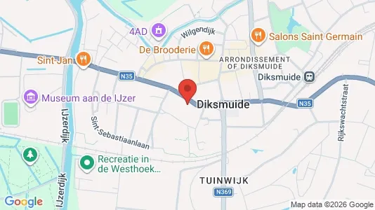 Apartments for rent in Diksmuide - Photo from Google Street View