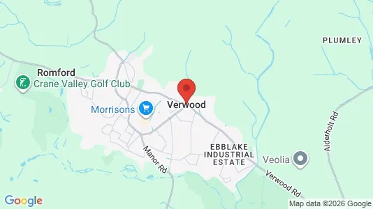 Apartments for rent i Verwood - Dorset - kort over placeringen