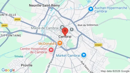 Apartments for rent in Cambrai - Photo from Google Street View