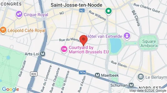 Apartments for rent i Stad Brussel - kort over placeringen