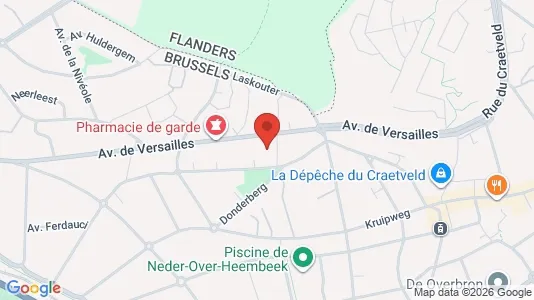 Apartments for rent i Stad Brussel - kort over placeringen