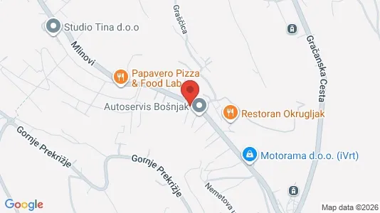 Apartments for rent i Sljeme (Medvednica-Tomislavac) - kort over placeringen